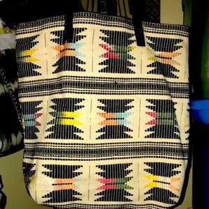 Fabric aztec bag!